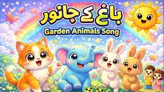 Garden Animals Song for Kids | باغ کے جانور | Fun Urdu viral  Rhyme #nazm #poem #learningpoem