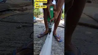 Perforated pipes are used in subsurface irrigation to collect water from soil| Save 💧 ##water #earth