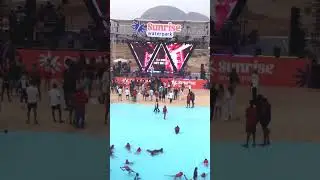 Inauguration of the spectacular Sunrise Waterpark, Abuja, Nigeria #amusementlogic #waterpark #africa