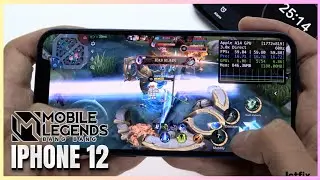 iPhone 12 Mobile Legends Gaming test MLBB Update | Apple A14 Bionic