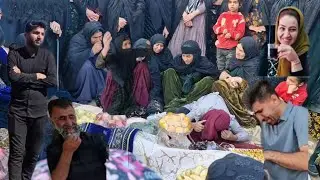 The Peren family cries and tears at Najmeh's grave, her death unbelievable