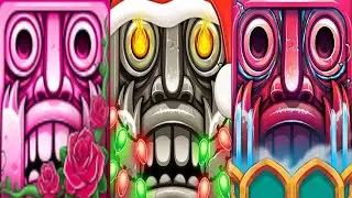 Temple Run 2 WINTER WASTELAND VS Temple Run 2 HOLIDAY HAVOC VS Temple Run 2 BLOOMING SANDS