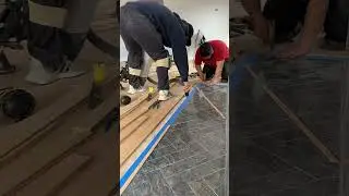Fixing DAMAGED Fireplace Border On Wood Floor