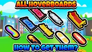 All hoverboards in Pet Simulator X (HOW TO GET EVERY HOVERBOARD)