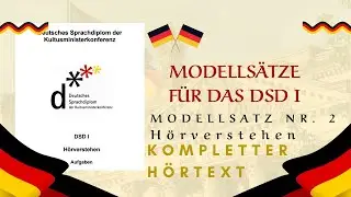Auf dem Weg zum DSD I   H&ouml;rverstehen   Kompletter H&ouml;rtext Modellsatz 2