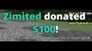 He Donated 100 Dollars  - Hypixel UHC Highlights