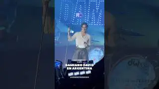 Damiano David en Argentina 🇦🇷 #damianodavid #maneskin #show #argentina