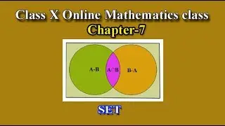 CLass X SET Introduction and Excercise-7.1|| Cl-X Mathematics Online Class