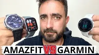 COMPARATIVO ENTRE OS SMARTWATCHS GARMIN FORERUNNER 55 VS AMAZFIT BIP 6 E T-REX 3. VEJA OS TESTES!