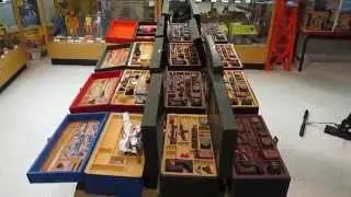 HASBRO G.I. JOE FOOTLOCKER TYPES,w TRAY VARIATIONS