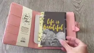 Carpe Diem Blush personal planner