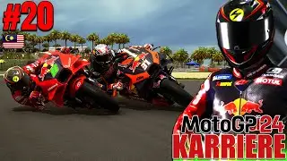 DAS habe ich NICHT erwartet... Malaysia DESASTER? | MotoGP 24 KARRIERE #20
