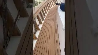 NuTeak, the best looking synthetic teak decking on a classic boat