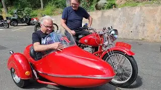 1939 BSA M20 SIDECAR GORGEOUS RESTORATION
