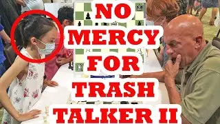 9 Year Old Girl Hustles Trash Talker With Brutal Rook Sac! Ruthless Ruyi vs Boston Mike