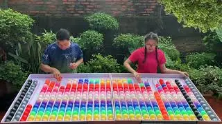Puzzle sort ball challenge game solve mode in rainbow order