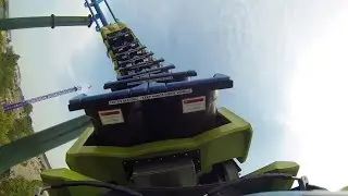 Lightning Run Back Seat POV Kentucky Kingdom - Louisville, KY