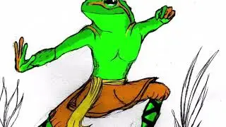 Behold my frog style Kung fu/frogs theme music