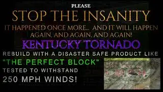 Tornado Resilient  Building with The Perfect Block  STOP THE INSANITY! ThePerfectBlock.com