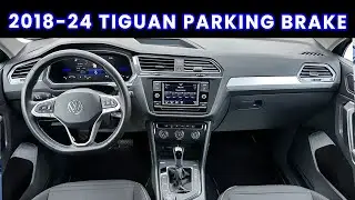 How To Engage And Disengage Electronic Parking Brake - Volkswagen Tiguan [2018-2024]