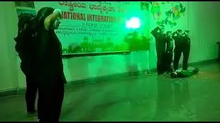 Serve for nation Skit by NSS volunteers in NIC organised at veterinary college Hassan