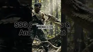 Big fight between SSG Commando & Anaconda snake in a jungle