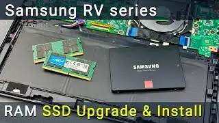 Замена жесткого диска и оперативной памяти Samsung RV520, RV518, RV515, RV513, RV511, RV509