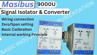 Masibus Isolator 9000U working,wiring connection & Calibration #isolator #masibus9000u #masibus