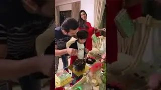 Arjun Bijlani Celebrate Valentine's Day with Wife and Son