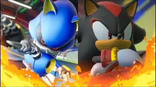 Sonic Racing CrossWorlds Gameplay Part 124 - Metal Sonic X Shadow - Crystal Grand Prix