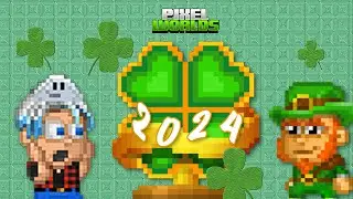 Review Semua Item dari St. Patrick's Event - Pixel World 2024