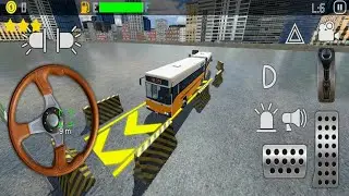 Articulated Bus Parking 🚌 | Android & iOS Gameplay | Real Bus Parking Simulator