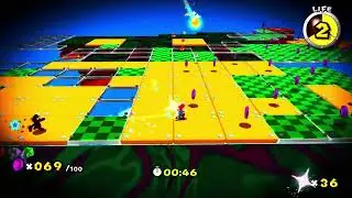 Super Mario Galaxy 2 - Mario Squared Galaxy: Luigi's Purple Coin Chaos (Prankster Comet)