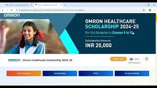 Omron Healthcare INDIA scholarship for 9 to 12 class students