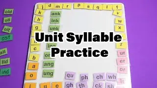 Unit syllable practice with welded sounds - Phonics
