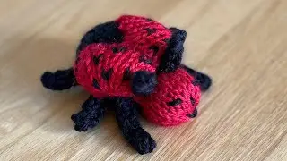 Little Lady Bug ~ Mattel Knit Magic Knitting Machine 