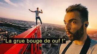 ARRÊTÉ SUR LA PLUS HAUTE GRUE DE PARIS !! (POLICE)