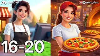 My Pizza Trailside Camp Cafe Simulation Game Levels 16-20