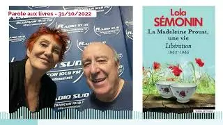 🎙️ Parole aux livres - Radio Sud Besançon - 31/10/2022 - Lola Sémonin