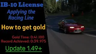 GT7 | How to get Gold on the IB-10 License (Update 1.55+)