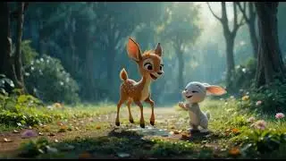 The Little Deer and the Cute Rabbit | Friendship Story