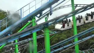 M&DS Scotlands Theme Park New rollercoaster 2012 testing Space the ride scotland HD