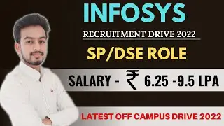 Infosys Hiring Freshers | Bulk Hiring | Latest Off Campus Drive 2022 Batch | Latest Job Update