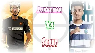 Entity Jonathan VS Fnatic Scout | 1Vs3  Axom Ghastly And Axom ShockWave