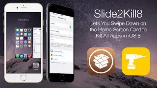 Slide2Kill8 Lite: Lets You Swipe Down on the Home Screen Card to Kill All Apps in iOS 8