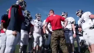 Athletes Train with Drill Instructors: 2016 Semper Fidelis All-American Bowl