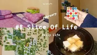 silent vlog | room makeover & cozy cooking