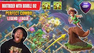 Unstoppable Root Rider Army with Double Overgrowth ⭐ 3 Star Attack | COC 2025