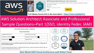 1. AWS Solution Arch. Associate and Professional Certification - Sample Practice Questions - Part 1