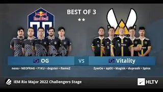 OG vs Vitality (1-2) | IEM Rio Major 2022